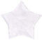 Rayher 53963102 Kissenbezug Stern, 33 cm ø, 190g/m², zum Zunähen, 82% Baumwolle, 15% Viskose, 3% Polyester, Kissenhülle, dicht und fest gewebter Canvas Stoff in Naturweiß