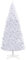 vidaXL Albero di Natale Artificiale con Base Folto Realistico 3670 Rami Abete Uso Esterno Decorazione Natalizia in PVC 400 cm Bianco