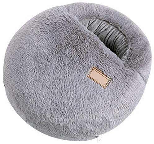 RCYF Heated Feet Warmer USB Rechargeable Cushion Electric Heater Winter Office Heating Shoes Insole Heater,Multi-use Hand Warmer Pillow Cushion(Gray),Gray