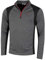 Calvin Klein Mens Micro Grid Half Zip Mid Layer - Slate/Red - L
