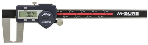 M-SURE MS-235-150 Digital Caliper Outside Groove 0-150mm (0-6 inch) MS-235 Series