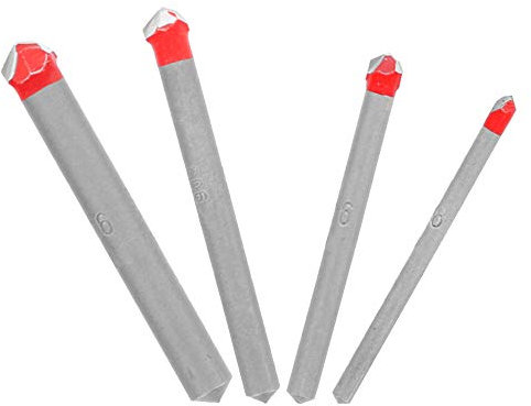 Diablo DMANS1070-S4 Bohrer-Set für Fliesen und Stein, Hartmetall, 4-teilig