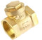 Clapet anti-retour, DN40 BSP BSP 1-1/2 filetage femelle en laiton clapet anti-retour à battant 232PSI empêche le retour d'eau 3,3 x 2,8 pouces