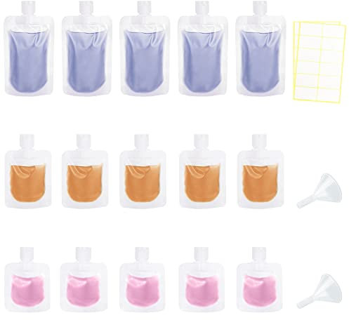 Mulaibdin 15 Stück Reiseflaschen zum Befüllen, Reiseflaschen Set 30/50/100ml, Quetschies zum Selbstbefüllen, Travel Bottles for Toiletries, Reise Gadgets Flugzeug, Reisebehälter für Shampoo