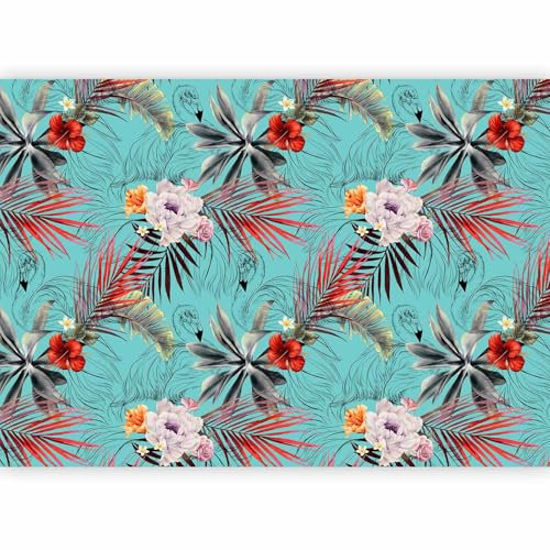 murando - Papier peint panoramique animal 250x175 cm - Revêtement mural décoration pour chambre salon cuisine - Design unique et moderne - Blanc rouge noir marron - g-B-10026-a-a