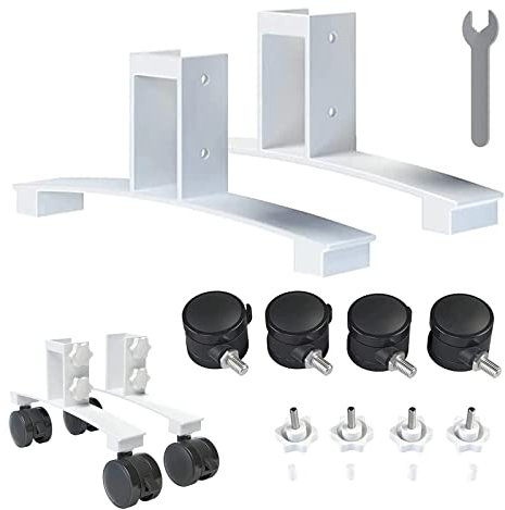 json2xml 2 × Bewegliche Standfüße für Infrarotheizung, 1~4 cm einstellbare Breite, Universalrad für Infrarotheizungen für Büro/Wohnzimmer/Schlafzimmer/Küche, vertikale Standalone-Nutzung