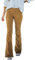 Schlaghose Damen Cordhose Elastische Taille Glocke Unterhose Freizeithose Elastische Taille Bell Bottom Hosen Casual Lange Bootcut Stretch Hosen mit Taschen