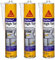 SIKA Lot de 3 Mastic-Colle à Prise Rapide Sikaflex High Tack - Blanc - 300ml