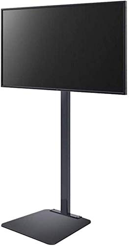 Soporte de TV alto soporte de TV para unidad de esquina de TV de 65 pulgadas, soportes de suelo universales giratorios ajustables de alta resistencia negros para televisores de plasma/LCD/LED OLED