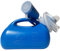 YUMSUM 3000ML Large Male Urinal Portable Mens Potty Pee Bottle Collector Travel Toilet 46” Long Tube (Blue with Hose)
