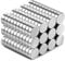 WATELL 40 Pcs Magnets, Neodymium Magnets For Whiteboard Strong Magnet Office and Home,6x3mm Fridge small Perfect tools fishing,Magnets classroom, Silver
