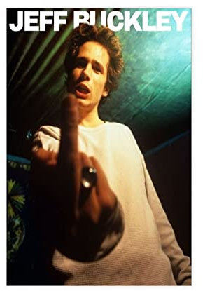 ZAPORA Exklusive Kunst Sänger Jeff Buckley Poster 18 Leinwand Poster Wandkunst Dekor Druck Bild Gemälde für Wohnzimmer Schlafzimmer Dekoration ungerahmt 50 x 75 cm