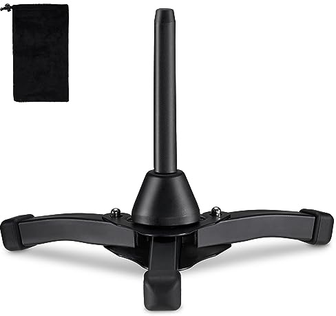 Vangoa Flute Stand Portable for Clarinet Oboe Piccolo Foldable Flute Holder