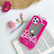 CrazyLemon für iPhone 12 / iPhone 12 Pro Hülle, Silikon Rosa Spiegel Design mit Flauschigem Haarball für Frauen Teenager Mädchen Kinder Weiches TPU Langlebiges Gummi Stoßfester Schutzstoßfänger Hülle