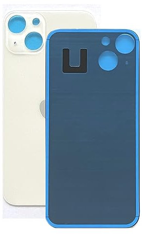 Backcover Akkudeckel passend für iPhone Serie 14 Ersatzrückglas mit vergrößertem Kameraloch für einfache Montage. OEM (Weiß)