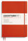 LEUCHTTURM1917 370269 Notizbuch Master Slim (A4+), Hardcover, 123 nummerierte Seiten, Fox Red, liniert