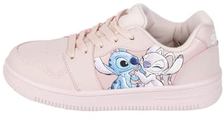 Disney Stitch Scarpe Sportive per Ragazze, Scarpe Stitch e Angel Sneaker Regalo Adolescenti, Taglie EU 30 a 37 (Rosa, Sistema Taglie Calzature EU, Adolescente, Donna, Numero, Media, 35)