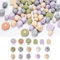 Generic Silikon-Focal-Perlen-Set, Gänseblümchen, Gummi, lose Silikonperlen für Stifte, Basteln, Halsketten, Armbänder, Schlüsselanhänger (Farbe 2)