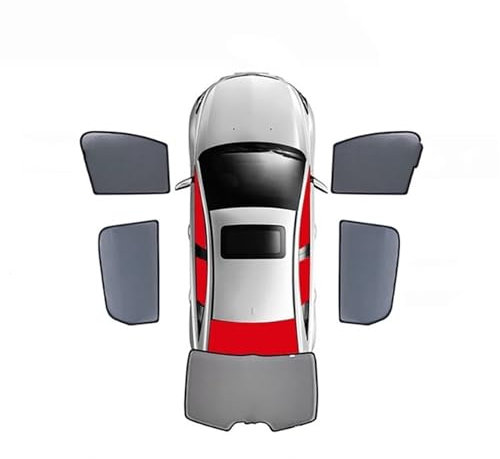 Auto-Sonnenschutz Für Toyota Für CHR Für CH-R Für C-HR 2016-2022 Magnetische Auto Frontscheibe Rahmen Vorhang Hinten Seite Fenster Sonnenschutz Schild Magnetischer Auto Sonnenschutz (Farbe : 5PCS Fro