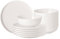 Villeroy & Boch Service de table Afina 12 pièces en porcelaine de qualité supérieure, assiettes plates et bols à soupe pour plats principaux, fabriqué en Allemagne, passe au lave-vaisselle et au