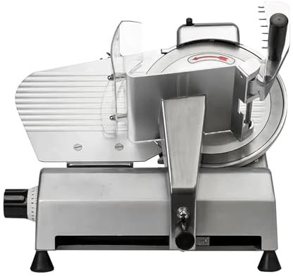 Cortadora De Alimentos Profesional Cortadora De Carne Eléctrica Máquina Cortadora De Alimentos Espesor Ajustable Corta Con Precisión Fiambres, Queso, Pan, Frutas Y Verduras Uso Comercial(Size:12 inche