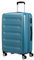 American Tourister Astrobeam - Spinner M, Expandable Suitcase, 67 cm, 69/80 L, Blue (ICY Aqua)