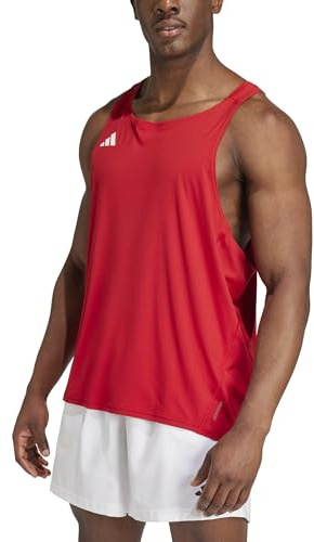 adidas Herren Adizero Essentials Aeroready Running Singlet T-Shirt