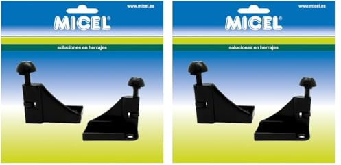 Micel ENGANCHE MOSQUITERA NEGRO (Paquete de 2)