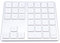 Pavé Numérique sans Fil, 35 Touches, Clavier Rechargeable avec Commutation Triple Appareil, Design Ultra Fin, Batterie Longue Durée, pour PC, Ordinateur Portable, Tablette