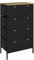 Vicco Kommode Belaro, Kommodenschrank, Schwarz, 56 x 95 cm mit 5 Schubladen