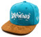 Hand und Feuer Snapback Cap Schlawiner Hellblau Canvas XL