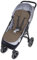 Liebes von priebes Sitzauflage 2in1 MATHILDA COOLAIR, Universal Schutzauflage für Buggys Kinderwagen Fahrradanhänger, Baumwolle waschbar & atmungsaktiv, Wendeauflage Sommer Winter ab 6 Monate