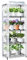 Gewächshaus Kleine Premium Folie, Vermehrungshaus Gewächshaus Platzsparender Kaltrahmen für Balkongarten 62 x 35 x 158 cm transparent