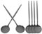 CIYODO 6 Piezas Cuchara De Cena Cucharada De Sopa Servicio Cucharón Cuchara Sopera Cucharas Redondas Para Cenar Cuchara De Sopa Cucharas De Metal Black Acero Inoxidable