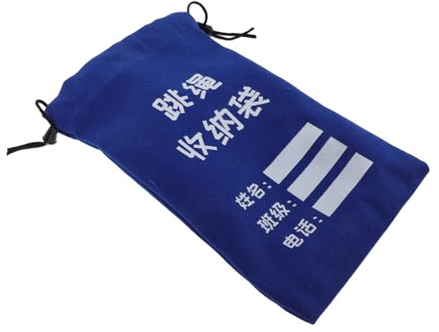 Mipcase Seiltasche Aus Robustem Canvas Für Springseile Aufbewahrungstasche Mit Kordelzug Und Beschreibbarer Oberfläche Praktisch Für Schüler Und Sportler Für Unterricht Und Fitnessaktivitä
