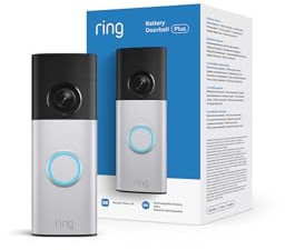 Ring Battery Video Doorbell Plus (newest gen) | DIY Wireless Video Doorbell Camera | Retinal 2K | 6x Zoom | Easy to install | Quick Release Battery Pack | 30-day free trial of Ring Subscription Plan