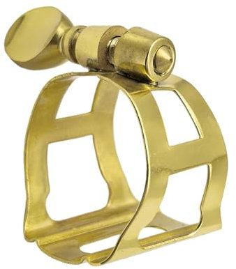 JISADER Alto saxofón boquilla Ligature Clip Copper Clamp Fastener para entusiastas de la música