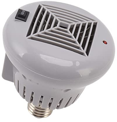 Fdit Wärmelampe: GAD -Heizlampe mit 3 Zahnrädern, Graues Gehäuse, 220 V Graue Lampe für Kleine Tierkästen