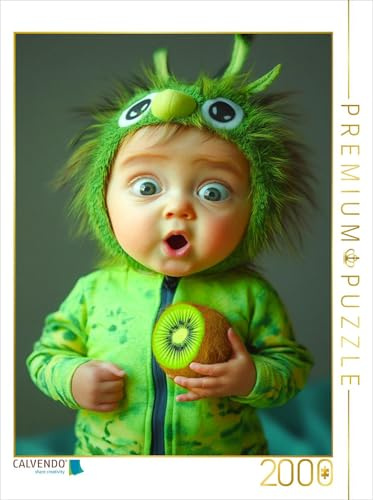 CALVENDO Puzzle EIN Motiv aus dem Kalender Babys in Bestform - Lustige Früchtchen | 2000 Teile Lege-Größe 67 x 90 cm Foto-Puzzle für glückliche Stunden