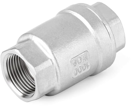 Opatiny Rückschlagventil aus Edelstahl 304 für BSP-Innengewinde, 0-1,6 MPA, -10 bis 150 °C