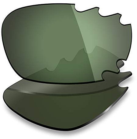 Mryok Polarized Replacement Lenses for Oakley Jawbone Vented - Grey Green