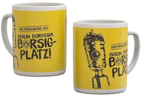 Borussia Dortmund Tasse zum DFB Pokal Sieg Kaffeetasse Pokalsieger BVB 09