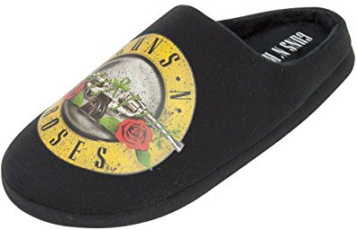 Guns N' Roses Band Logo Kugel Männer Beleg Schwarz Mule Slippers 47-48