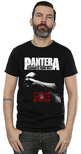 Absolute Cult Pantera Men's Vulgar Display of Power T-Shirt Black X-Large