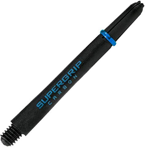 Harrows Supergrip Carbon Shafts - Verschiedene Ausführungen, 1 Set = 3 Stück (Aqua, Medium - MED)