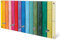 banjado® Wandgarderobe aus Echtglas/Design Garderobe 80x40x6 cm groß/Flurgarderobe mit 5 Haken/Magnetisches Garderobenpaneel Motiv Regenbogenfarben