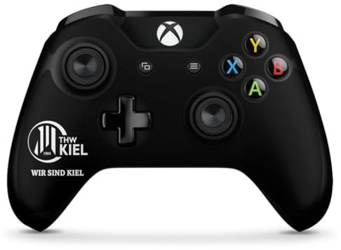 DeinDesign Skin kompatibel mit Microsoft Xbox One X Controller Folie Sticker Handball THW Kiel Fanartikel