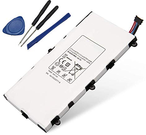 Backupower Ersatz Akku Kompatibel mit Samsung Galaxy Tab 3 7.0 SM-T210R T210 T211 T217 LT02 AA1DB2Us/7-B T4000E Kids T2105 P3200 1588-7285 3.7V 4000mAh with Tools