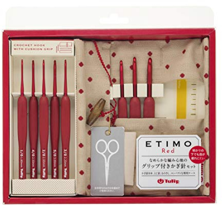 ETIMO TED001 Häkelset Rote Tulpe