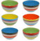 CREOFANT Schalen Set 6 teilig 650ml · Müslischalen Set · Schüsseln bunt · Obstschale · Suppenschüssel · Salatschale · bunte Schalen